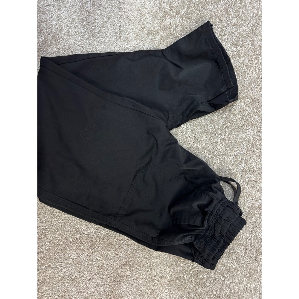 Medichic Black Drawstring Elastic Waist Scrub Pants Small